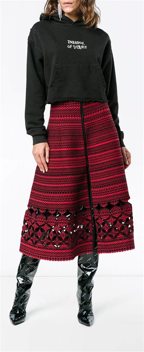 fendi skirt long|farfetch Fendi skirt.